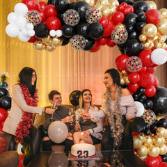 Ouddy Party 5in red balloon perfect for filler bubbles and detail