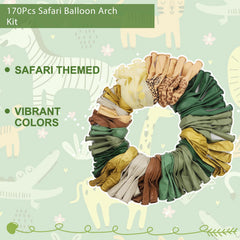 Ouddy Party animal print balloons close-up for stylish safari accents