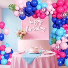 Ouddy Party complete kit suitable for gender reveals and birthdays.