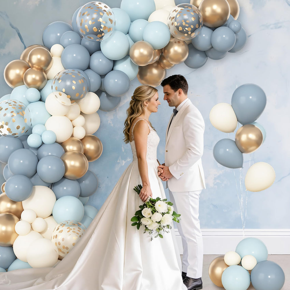 Ouddy Party ribbon set helps create arches and balloon displays.
