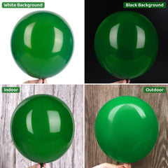 Ouddy Party 5 inch dark green balloons for detailed clusters