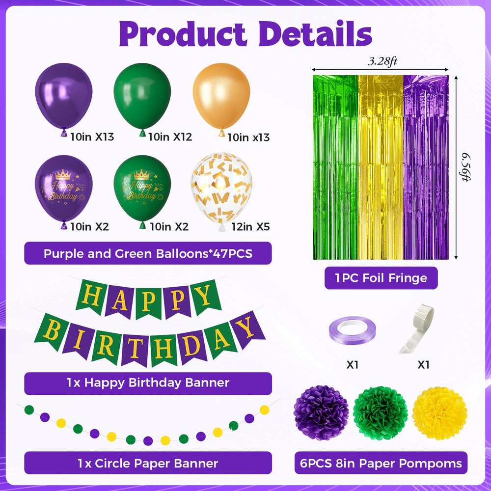 Ouddy Party happy birthday banner adds bold celebratory messaging