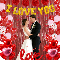 Ouddy Party heart-shaped string enhancing garlands and photo setups