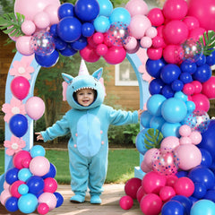 Ouddy Party 5-inch balloons add tiny color pops for accents.