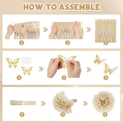 Ouddy Party paper pom poms add texture and whimsy to celebrations.