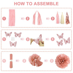 Ouddy Party pompoms and tassels enhance playful decor