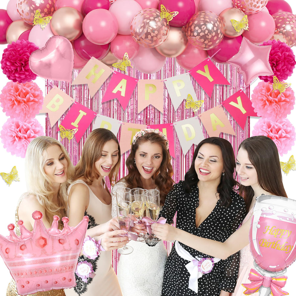 Ouddy Party rose gold confetti balloons boost party mood