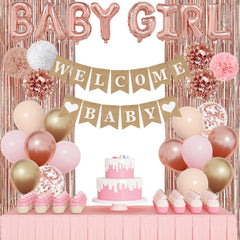 Ouddy Party rose gold fringe curtain creates a shimmering entrance backdrop
