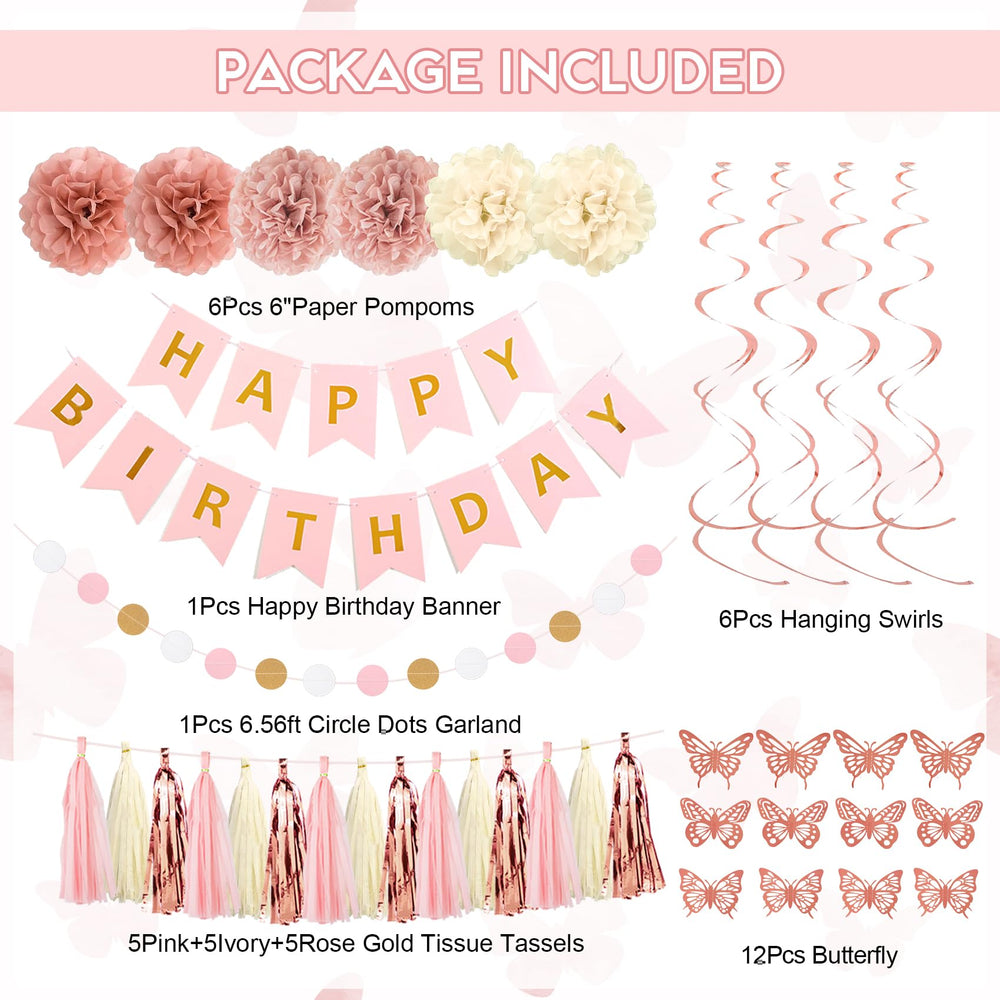 Ouddy Party rose gold fringe curtains add luxe sparkle
