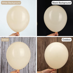 Ouddy Party 5in balloons adding texture and fullness to arches