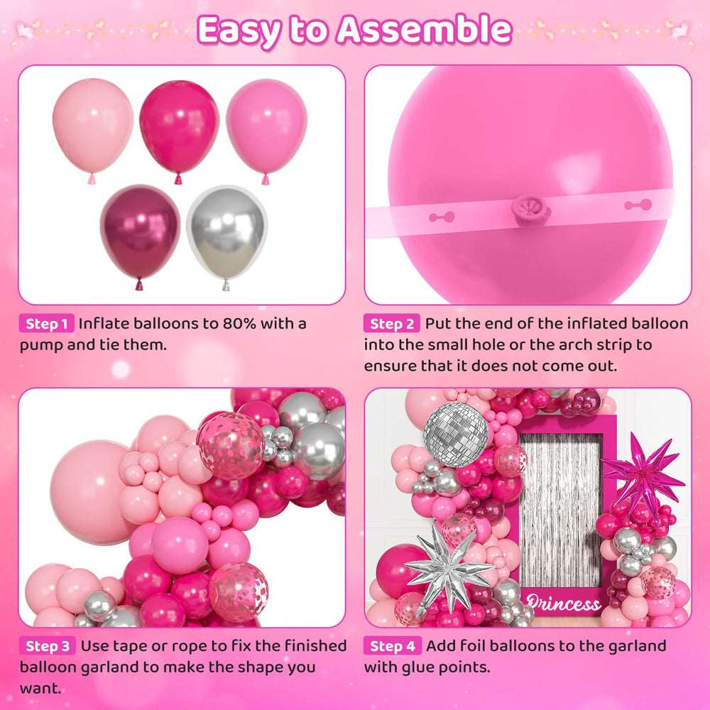 Ouddy Party balloon arch kit assembly tools for quick setup