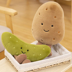 OUKEYI Potato Doll Plush Soft serves as a comforting nap pillow.