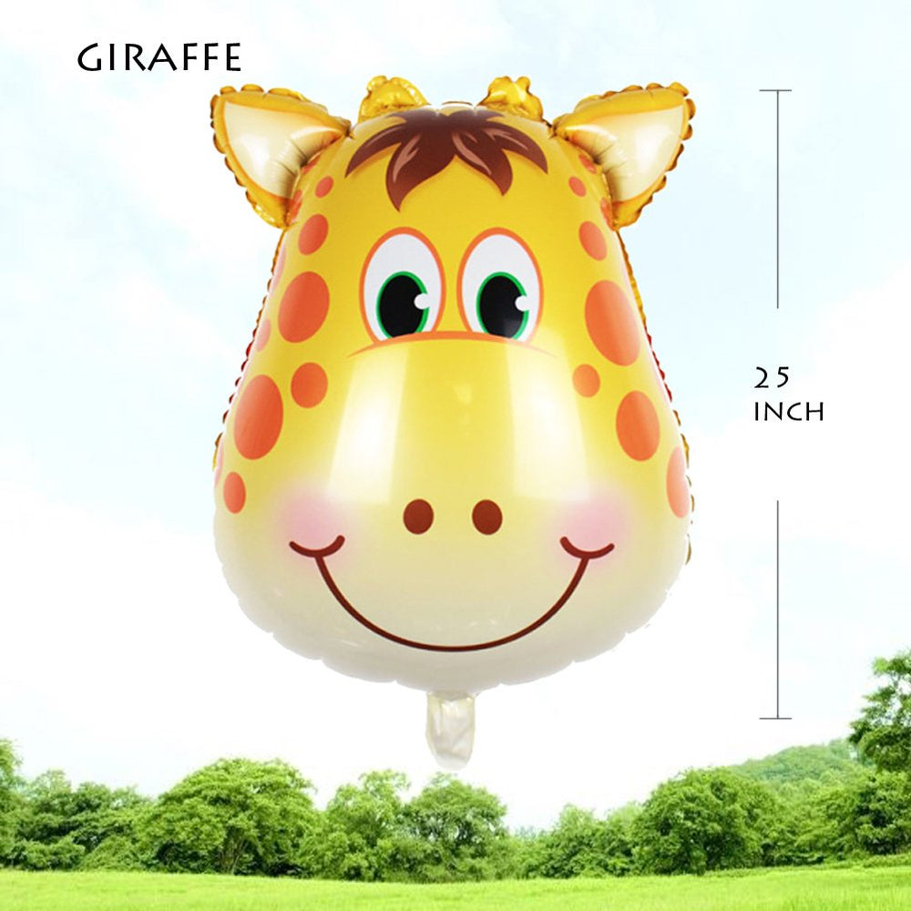 OuMuaMua Jungle Safari balloons DIY arch setup for creative decorating.