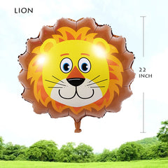 OuMuaMua Jungle Safari elephant balloon 25in playful centerpiece option.