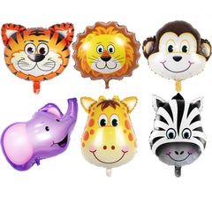 OuMuaMua Jungle Safari lion balloon 25in ideal for party arches and photo ops.
