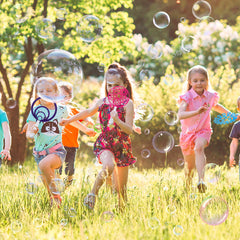 Oun Nana summer bubble fun for kids and family.