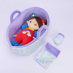 OUOZZZ doll set gift box shown as a ready-to-gift package.