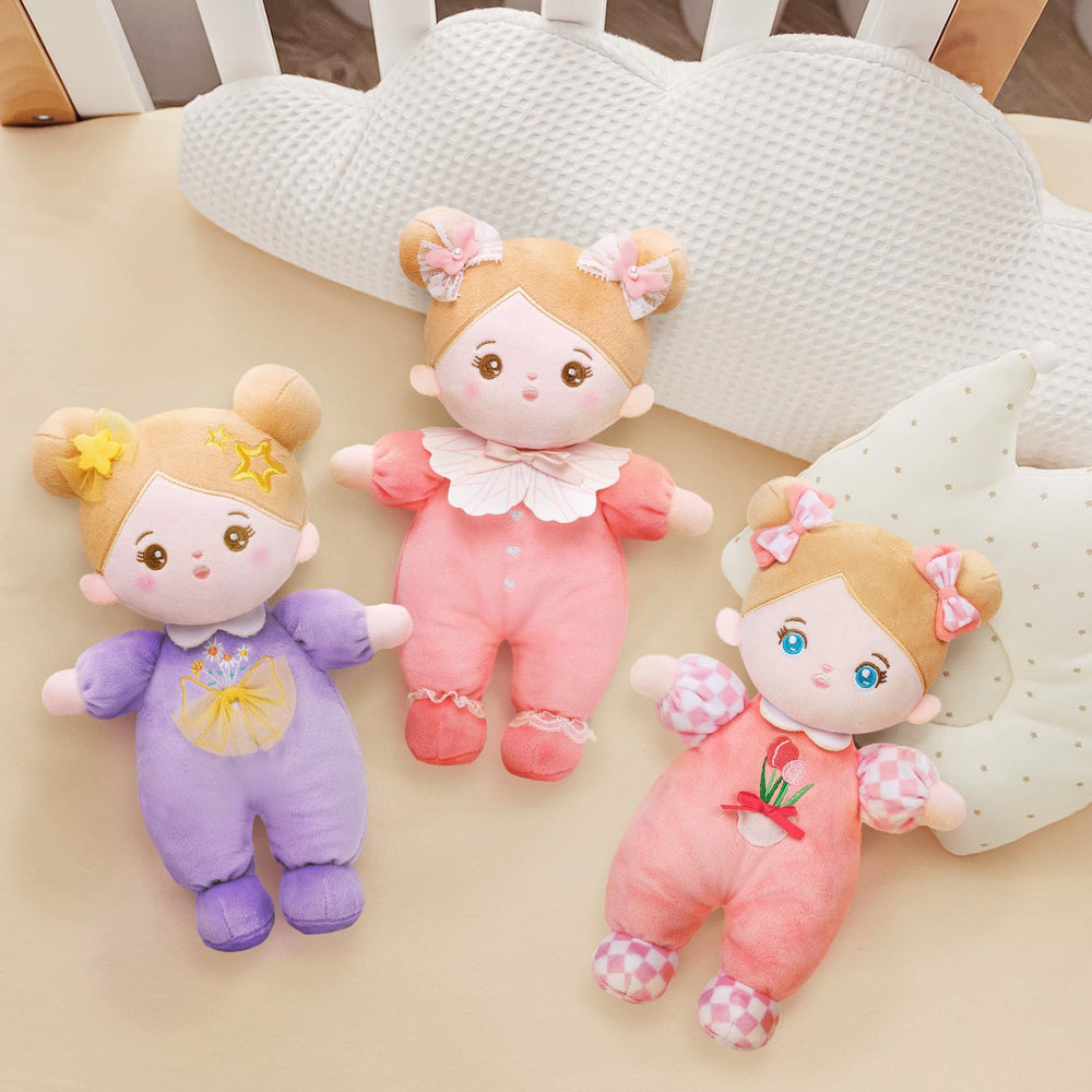 OUOZZZ doll on shelf display as decorative nursery companion.