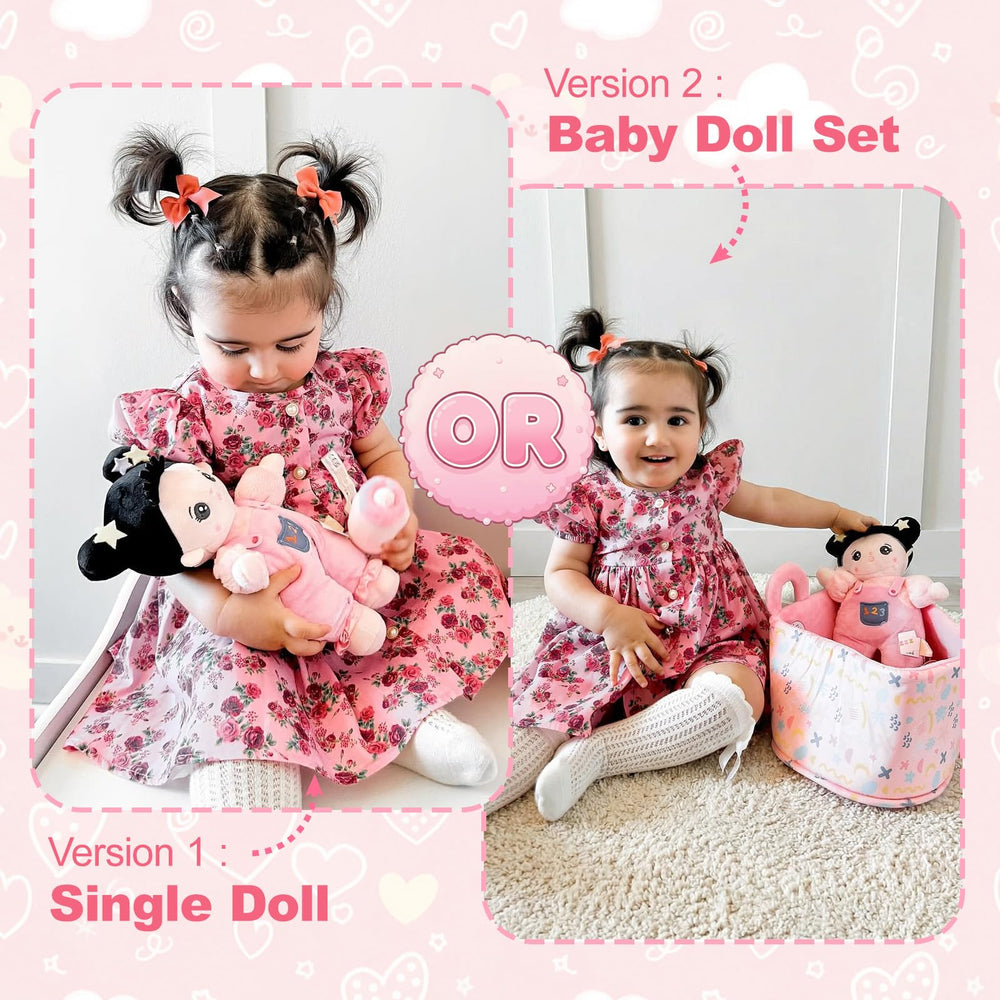 OUOZZZ gift-ready soft doll makes a charming present for a one-year-old.
