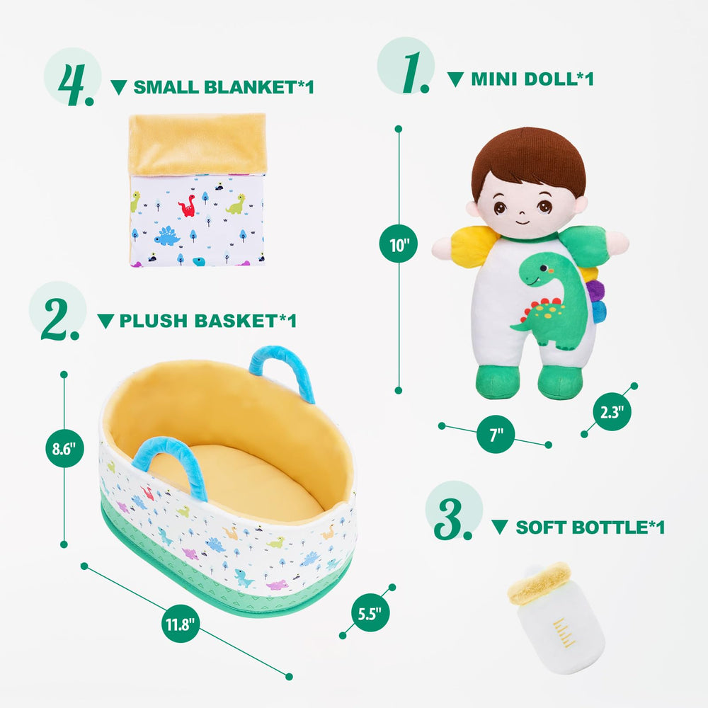 OUOZZZ lightweight plush toy is easy to carry for on the go adventures and naps.
