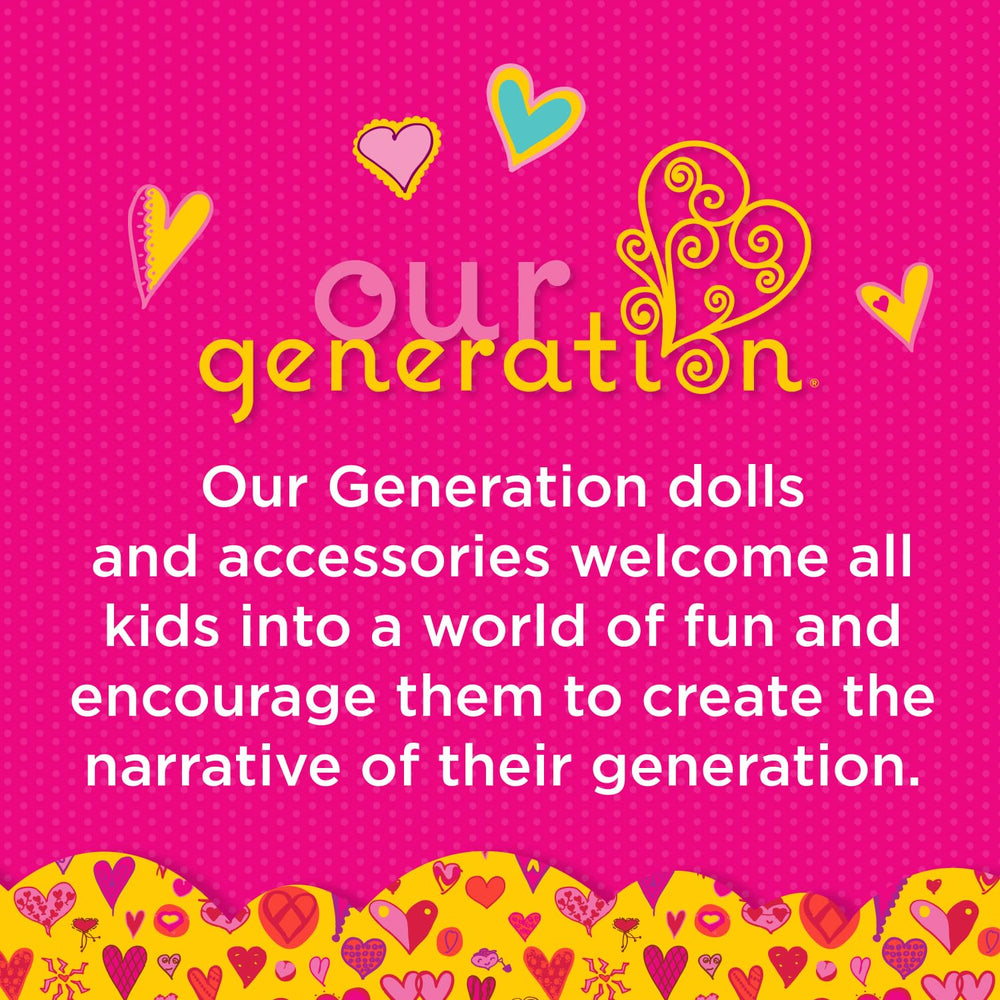 Compatible with other Our Generation dolls and 38 cm plush toys
