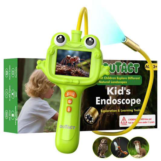 OUTACT Kids Endoscope with 2.4-inch display for real-time exploration