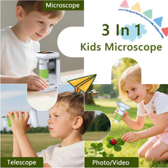 OUTACT Kids Microscope desktop stand for stable classroom demonstrations.