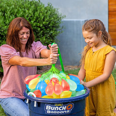 Outdoor summer fun with Bunch O Balloons, bright colors and splash-ready