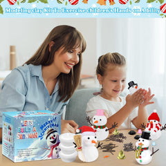 Outivity colorful accessories include hats, scarves, and noses fueling imaginative snowman designs