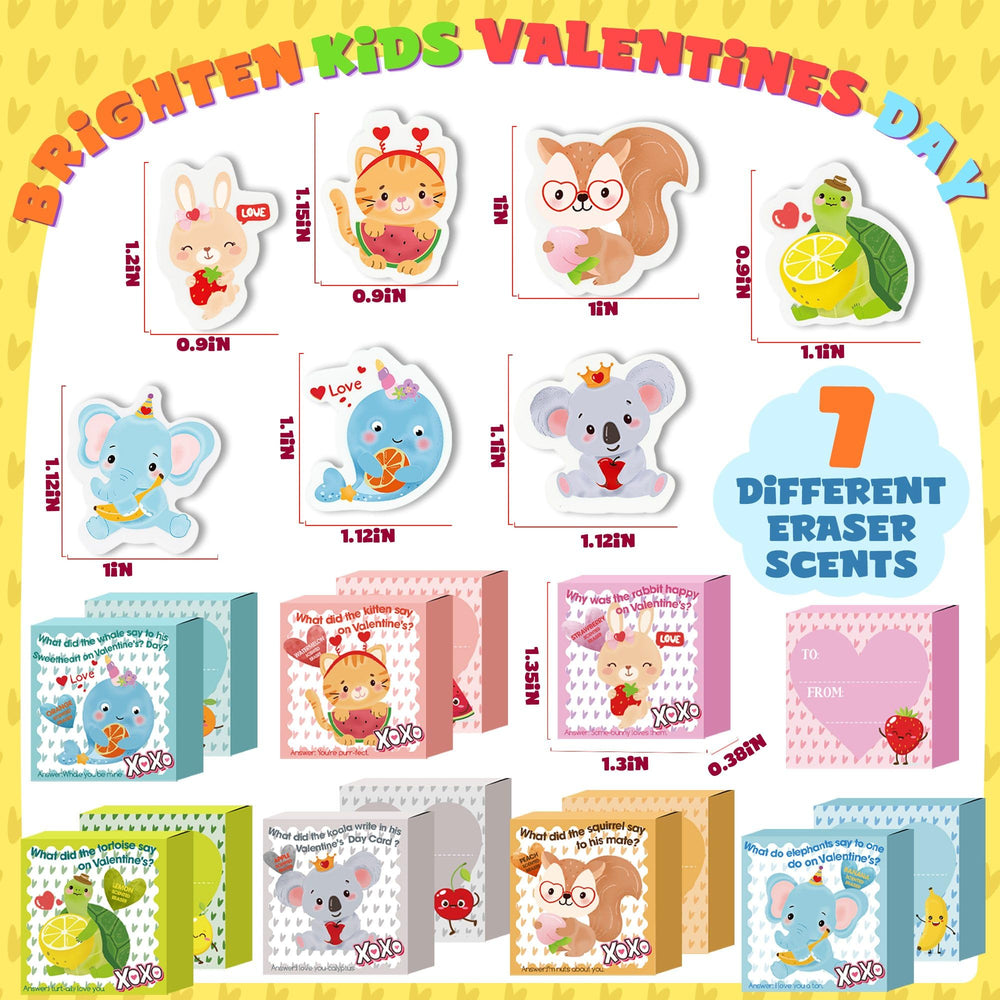 OutsatalinX turtle-scented eraser box, engaging sensory Valentine option for kids.