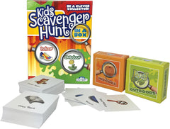 Outset Media Kids Scavenger Hunt indoor deck promotes active indoor play.