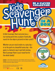 Outset Media Kids Scavenger Hunt kids playing together builds teamwork and family fun.