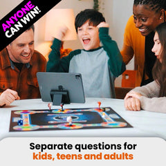 Outsmarted on-tablet screen demonstrates portable play and device flexibility.