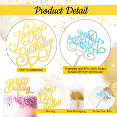 Outus 150-piece gold toppers packaging for party desserts