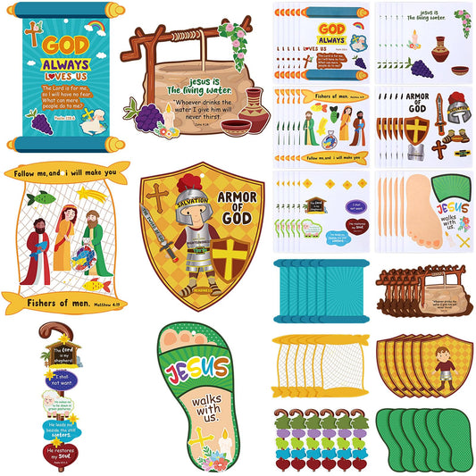 Outus Armor of God craft card design for Sunday school engagement
