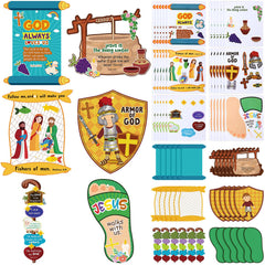 Outus Armor of God craft card design for Sunday school engagement