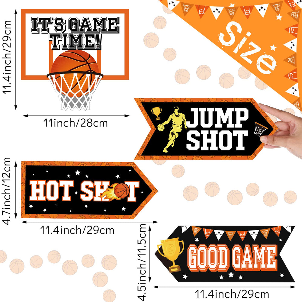 Outus basketball wall decor closeup shows vivid styles for photos.