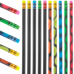 Outus color-changing mood pencil with black base, reveals bright colors as you touch