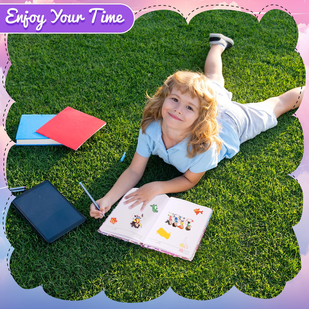 Open notebook shows 80 sheets in a compact A5 size.