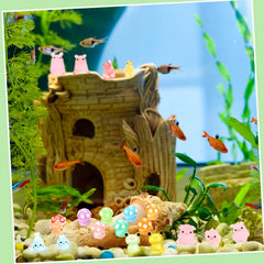 Outus small turtles decorate garden landscapes with soft luminescence.
