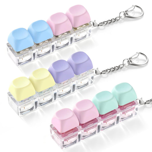 OUTXE 3-pack keyboard fidget toy in gift box for quick stress relief on the go.