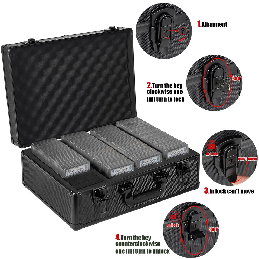 Interior foam inserts in the OUUTMEE case hold slabs securely in place