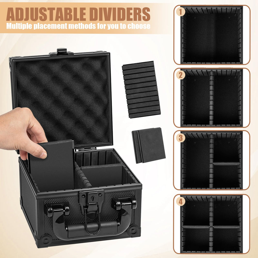 OUUTMEE interior lining cushions cards to prevent scratches and bending.