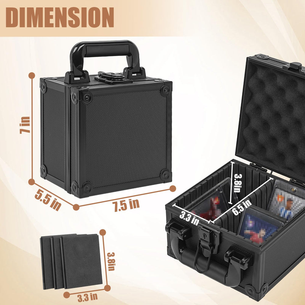 OUUTMEE top loader box ideal for basketball, sports, and trading cards.