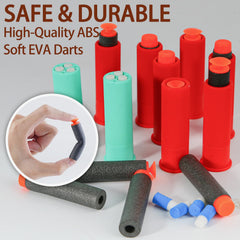 Ouzhimanxing packaging includes shells and darts for immediate play.