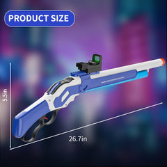 Ouzhimanxing foam dart blaster reaches up to 33 feet with adjustable sights