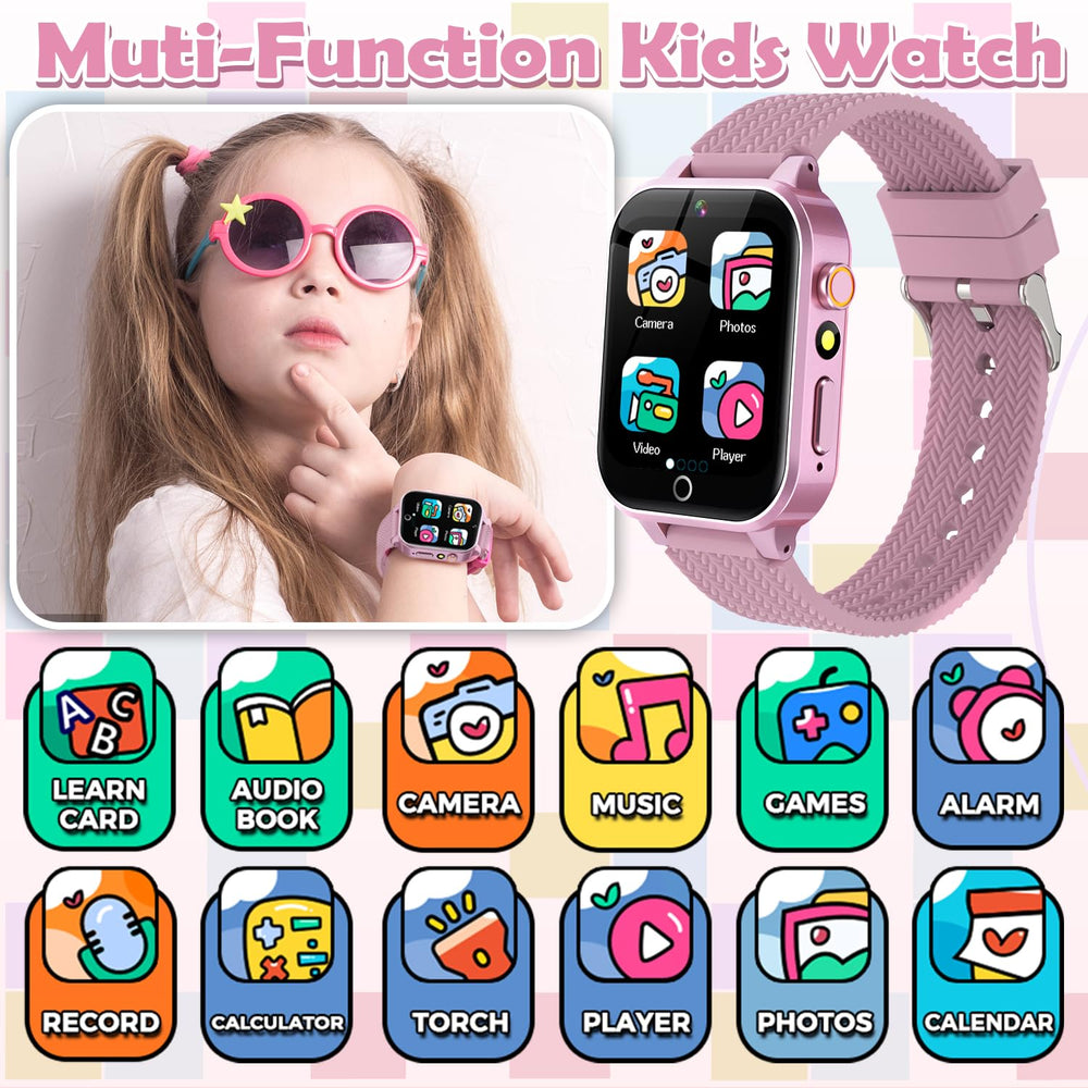 OVV Kids Smart Watch 1.5 inch touchscreen in use for easy navigation