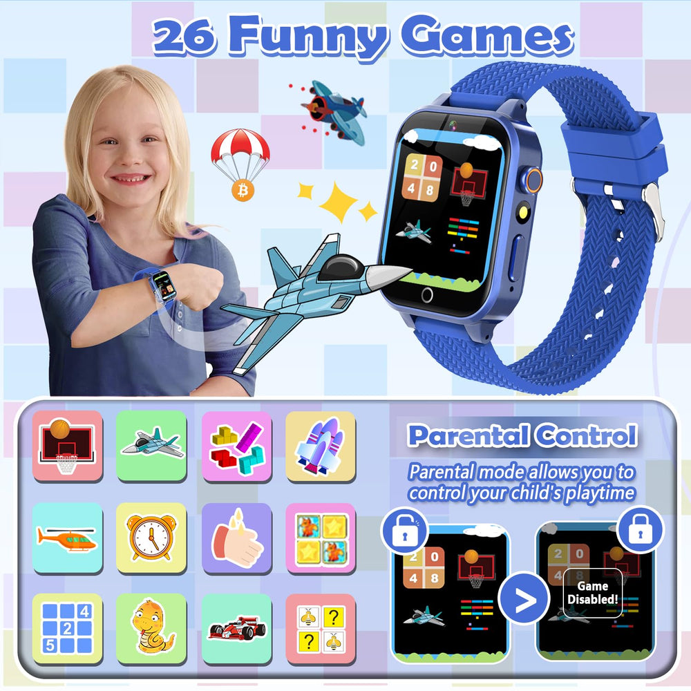 OVV Kids Smart Watch seven-day battery life per charge.