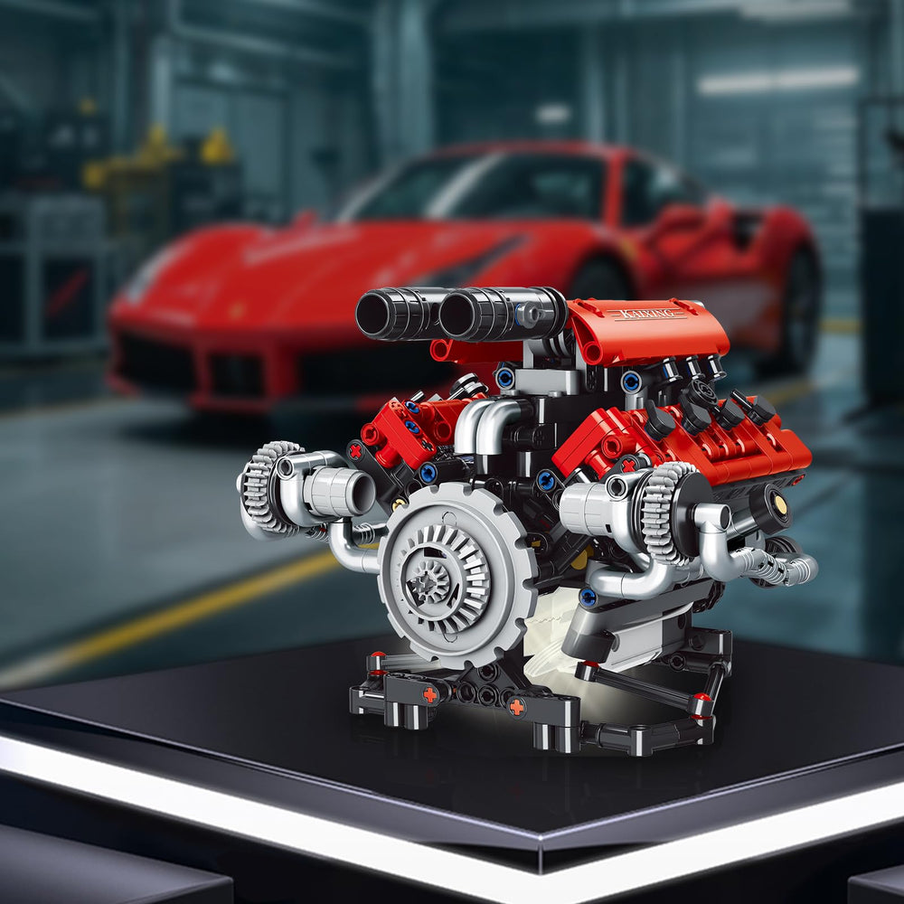 OWNONE 1 V8 kit with transparent cylinder head reveals engine action and insight