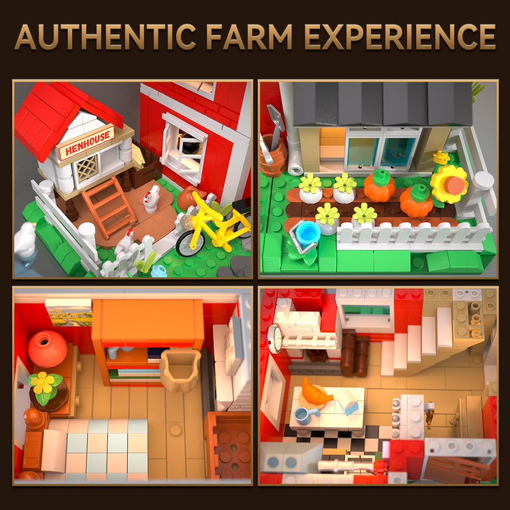 OWNONE chicken coop scene highlighting farm life and interactive play value
